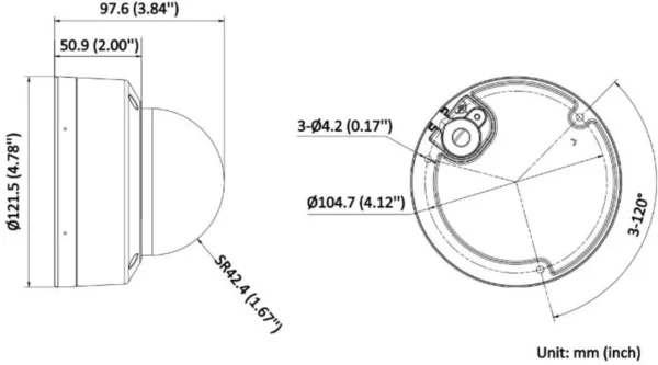 Caméra Hikvision DS-2CD1163G – Image 2
