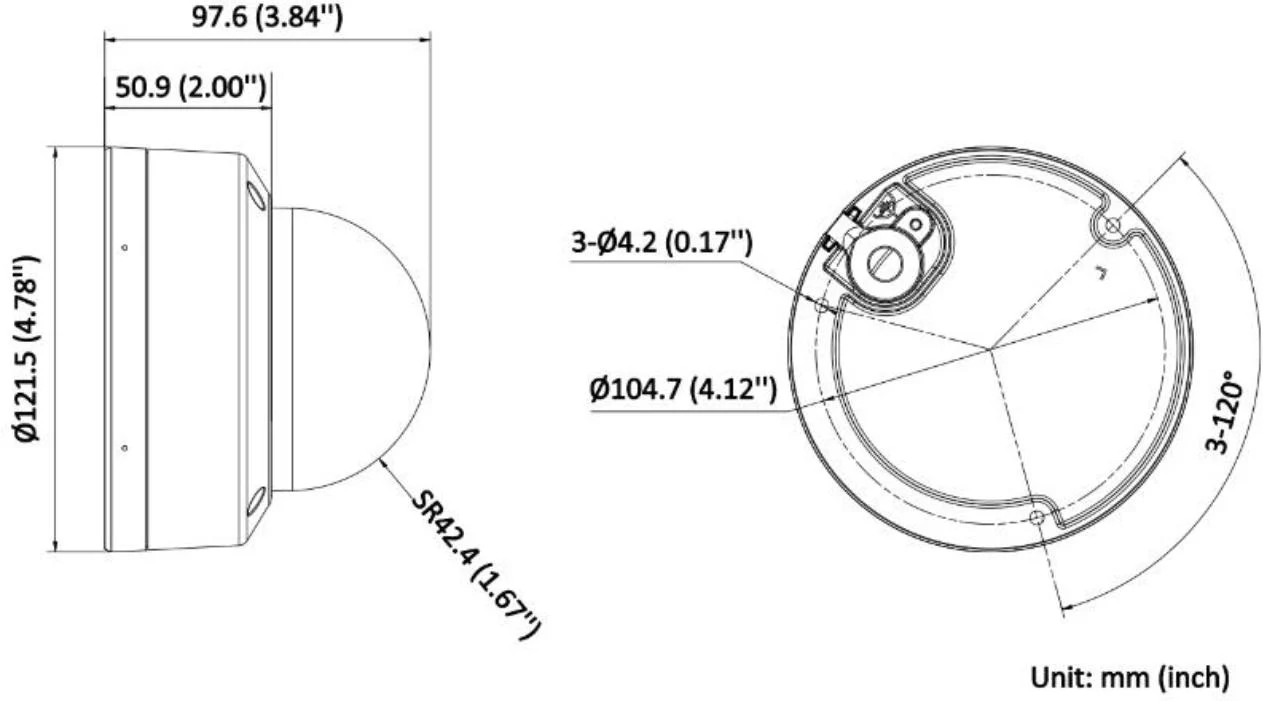 Caméra Hikvision DS-2CD1163G – Image 2